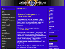 Tablet Screenshot of childrenofthelawofone.org